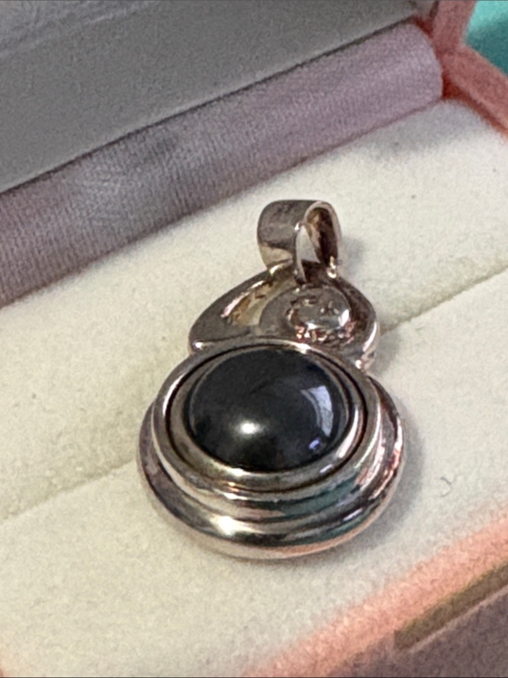 Sterling Silver Black Onyx Pendant Jewel Pop Kameleon Brand Jewelry 33A.